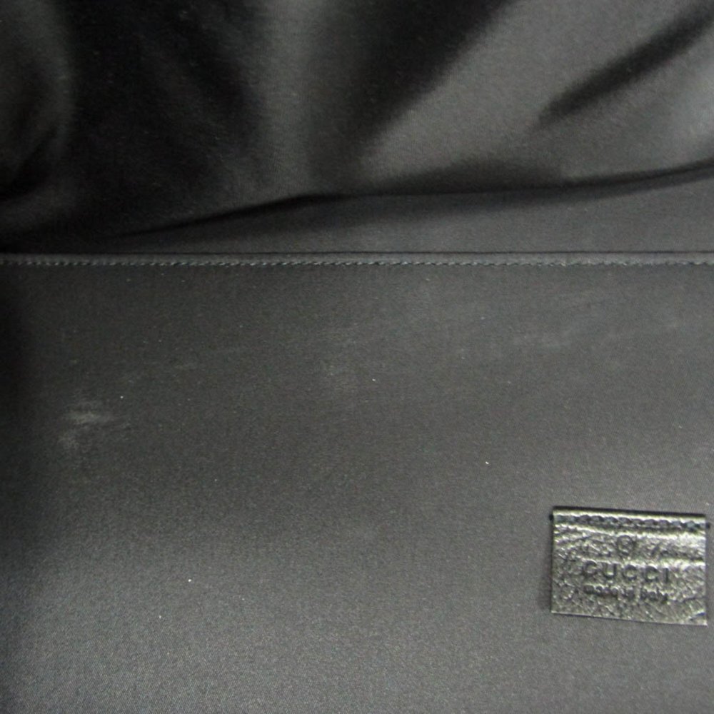 GUCCI Black Leather Shoulder Bag - Picture 9 of 14